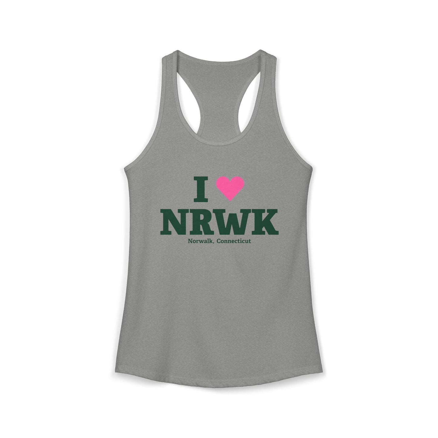 I Heart NRWK Women's Ideal Racerback Tank Top
