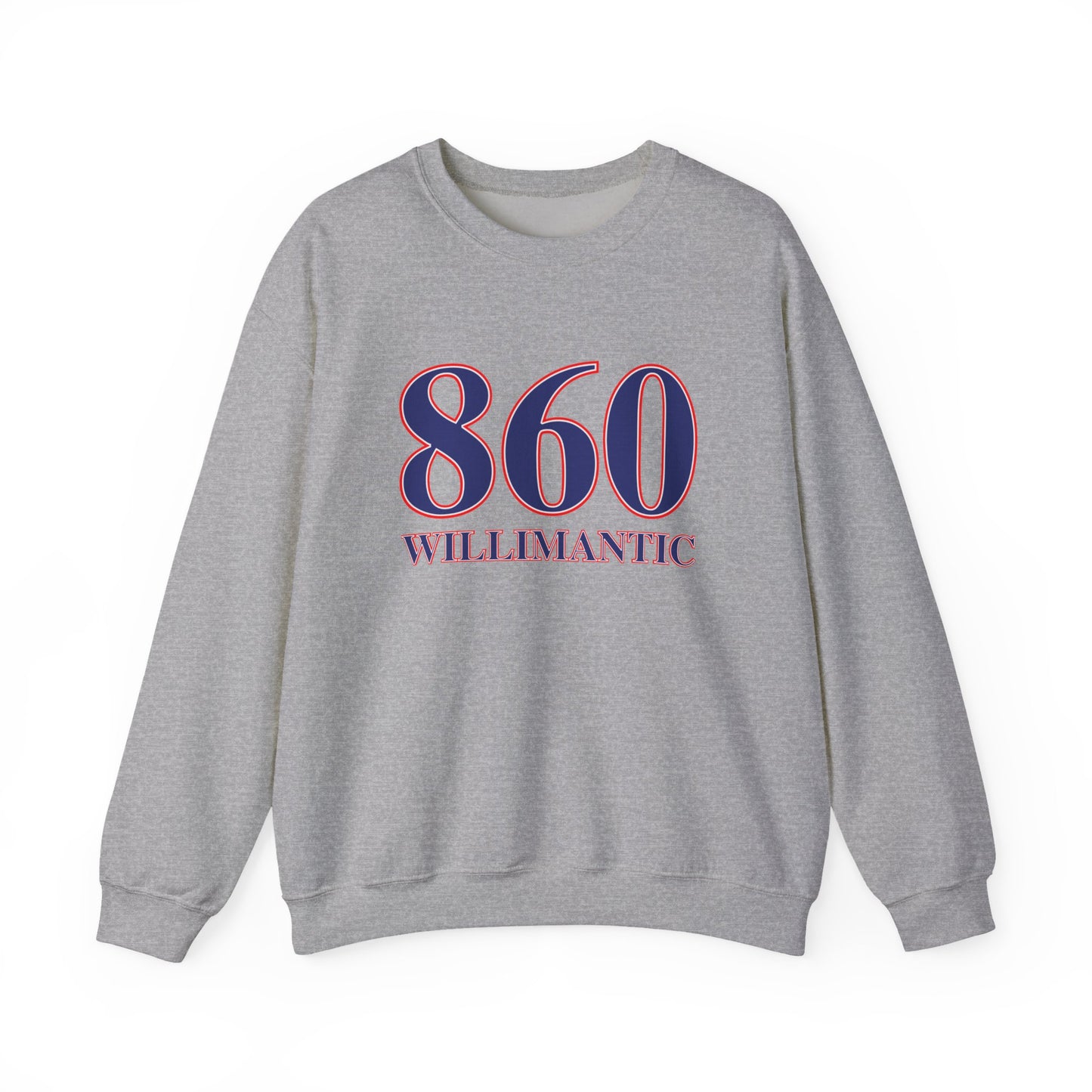 860 Willimantic Red, White & Blue Unisex Heavy Blend™ Crewneck Sweatshirt