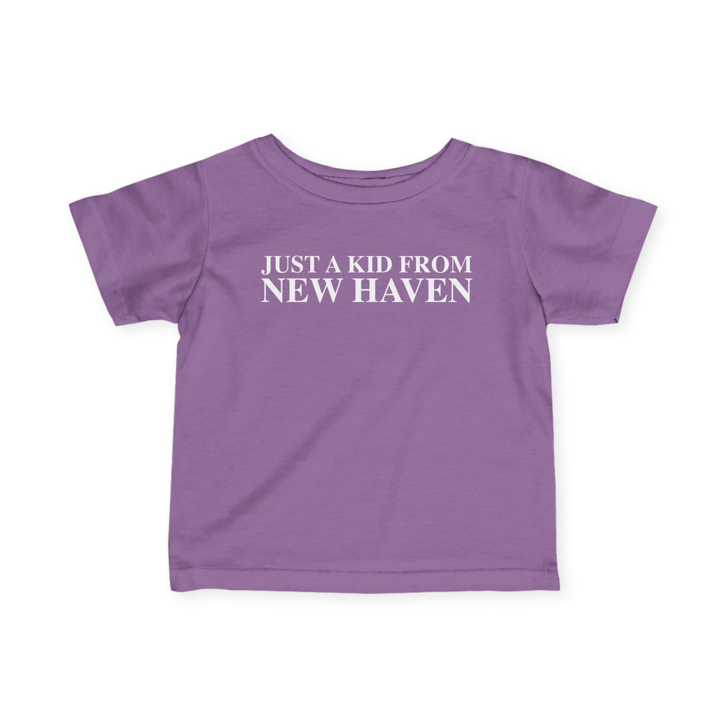 Just a kid from New Haven Infant Fine Jersey T-Shirt
