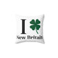 I Clover New Britain Spun Polyester Square Pillow