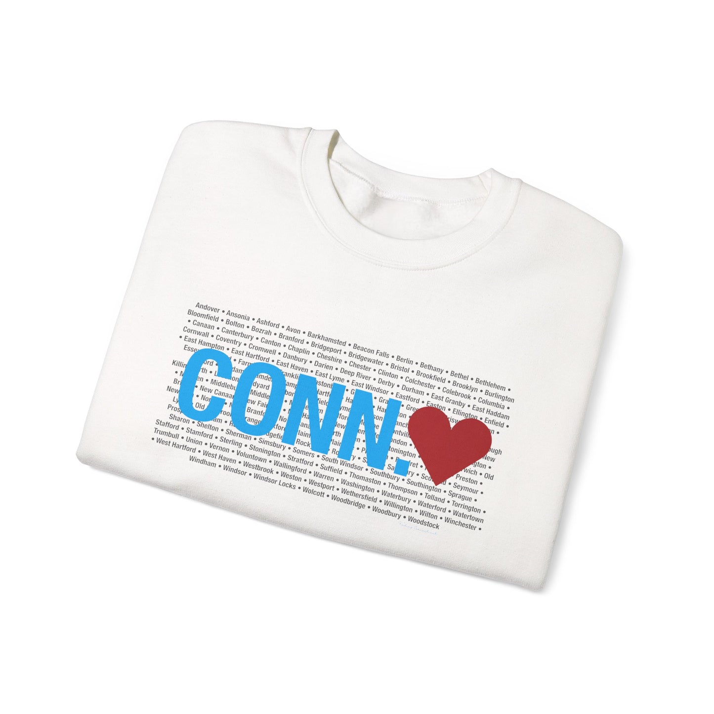 Connecticut Love Unisex Heavy Blend™ Crewneck Sweatshirt