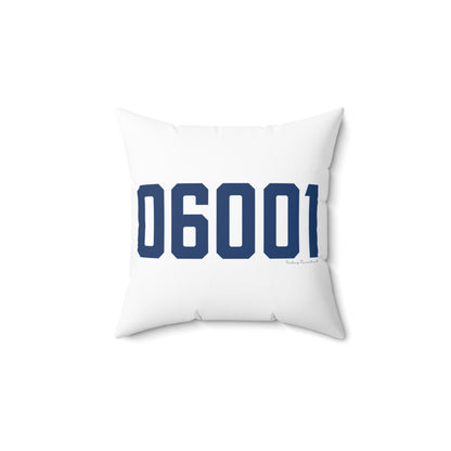 06001 Avon Connecticut Zip Code Polyester Square Pillow