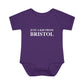 Just a kid from Bristol Infant Baby Rib Bodysuit
