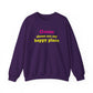 Goose Shows Are My Happy Place - Yellow & Pink Unisex Heavy Blend™ Crewneck Sweatshirt