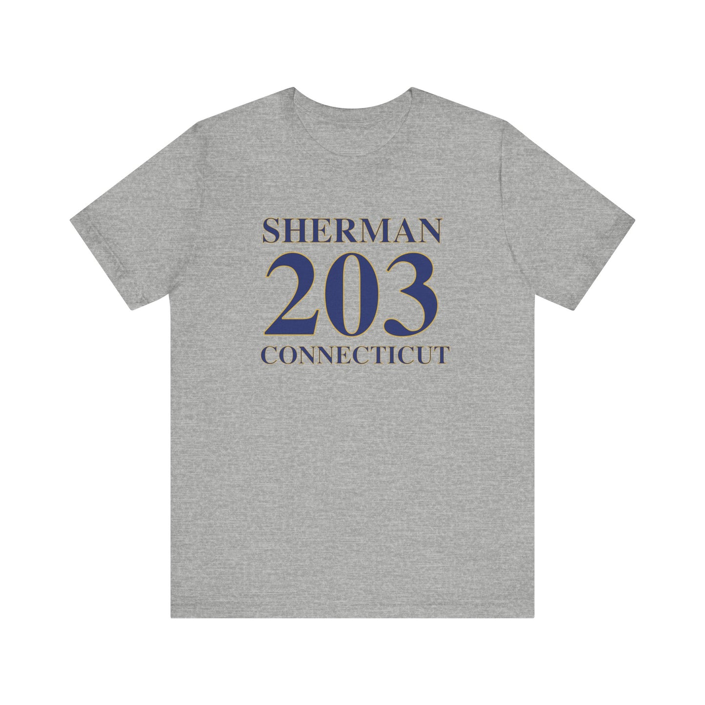 Sherman 203 Connecticut Unisex Jersey Short Sleeve Tee