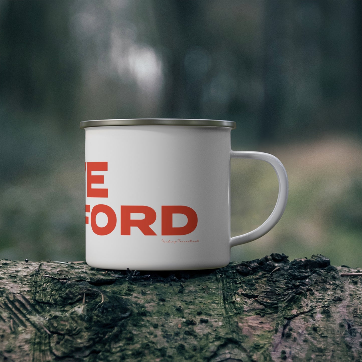 Love Stamford Enamel Camping Mug
