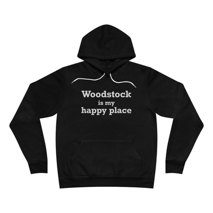 Woodstock is My Happy Place Unisex Sponge Fleece Pullover Hoodie