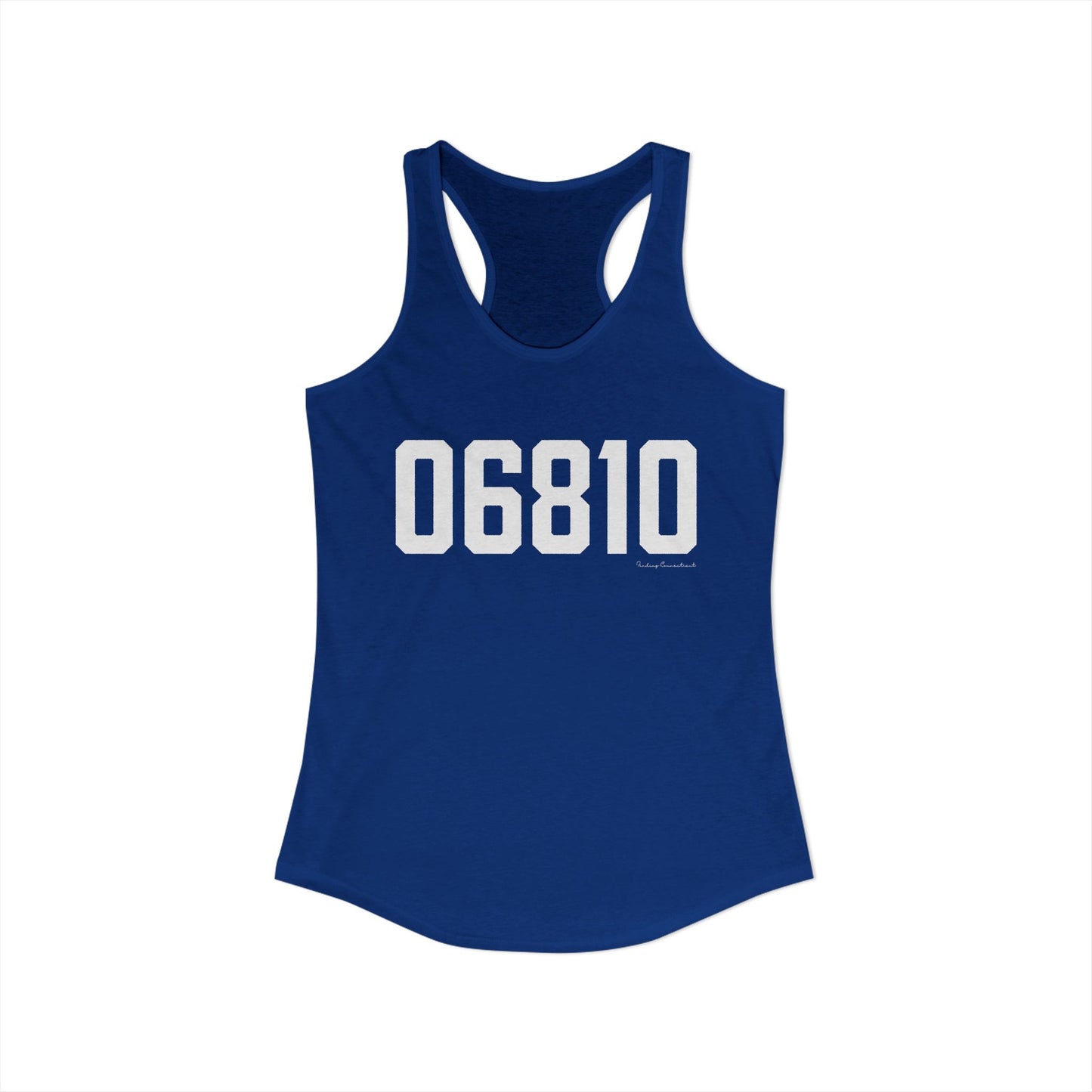 06810 Danbury CT Zip Code Women's Ideal Racerback Tank Top