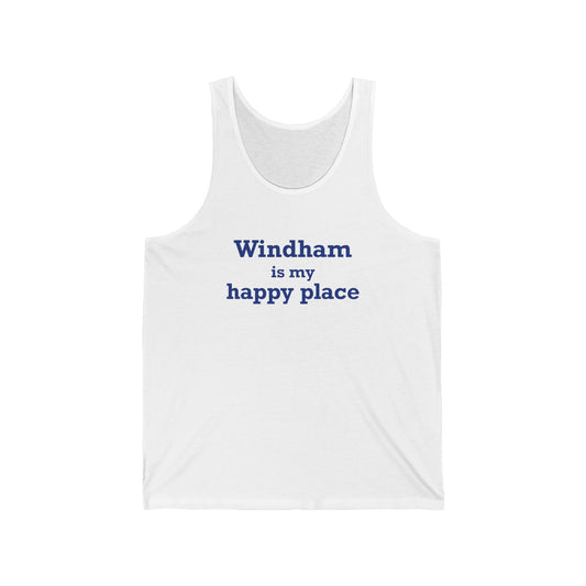 Windham is My Happy Place Unisex Jersey Tank Top