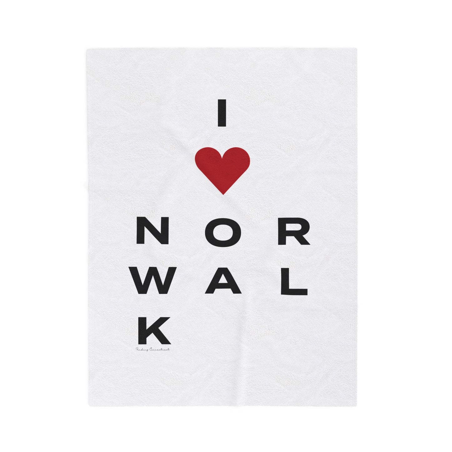 Norwalk Vision Velveteen Plush Blanket