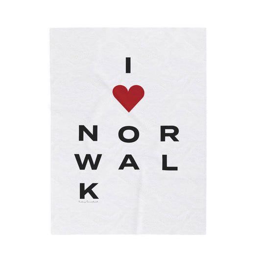 Norwalk Vision Velveteen Plush Blanket