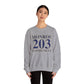 Monroe 203 Connecticut Unisex Heavy Blend™ Crewneck Sweatshirt