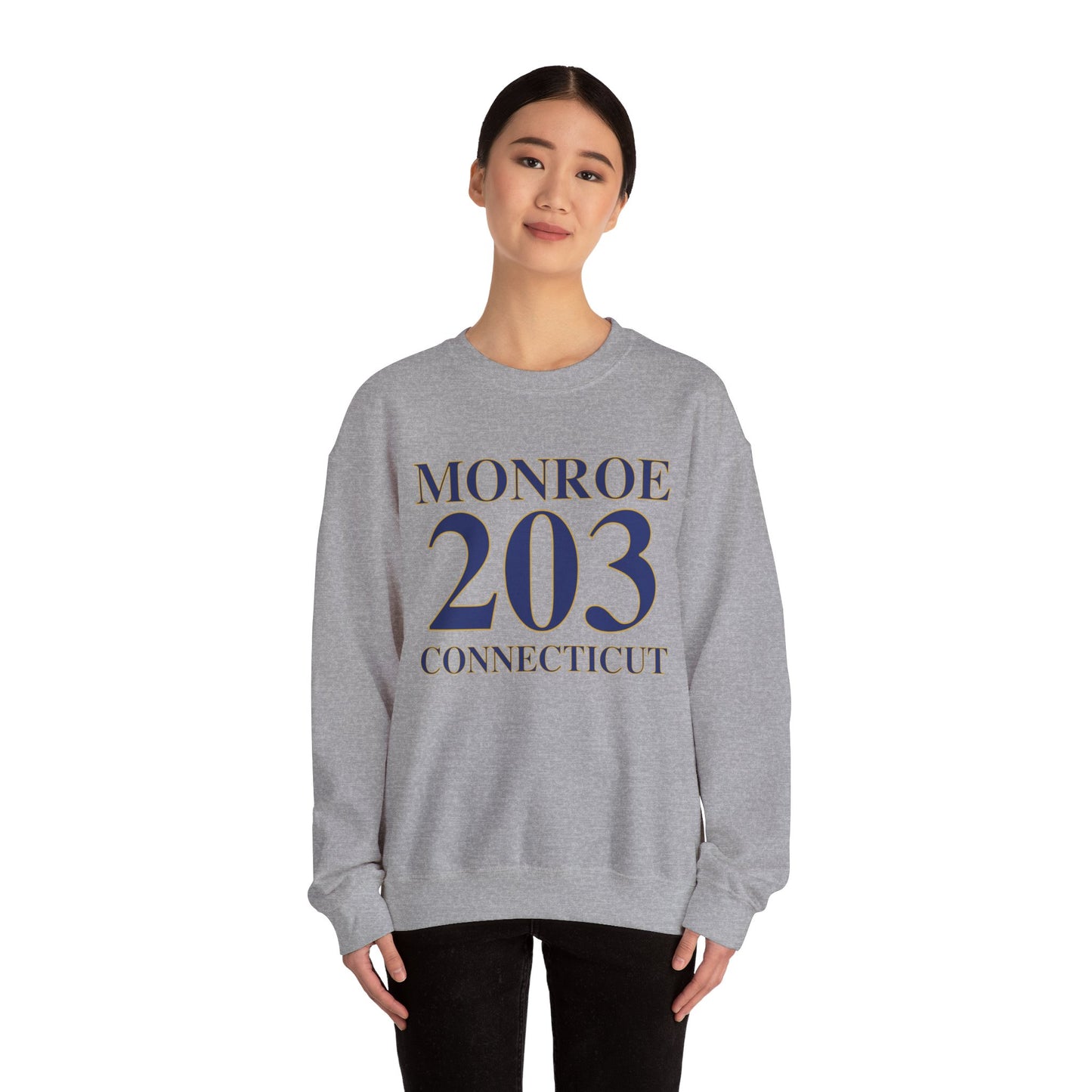 Monroe 203 Connecticut Unisex Heavy Blend™ Crewneck Sweatshirt