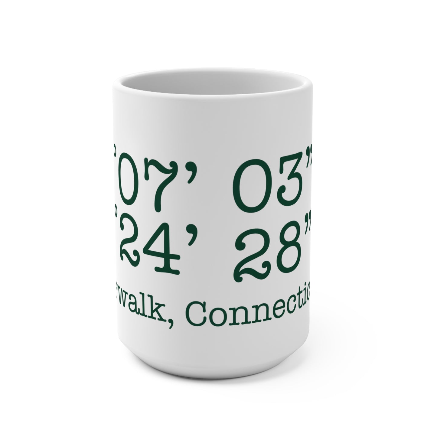 Norwalk Coordinates Mug 15oz