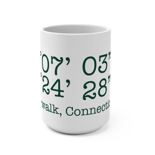 Norwalk Coordinates Mug 15oz