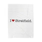 I Heart Stratfield. Velveteen Plush Blanket
