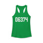 06374 Plainfield CT Zip Code Women's Ideal Racerback Tank Top