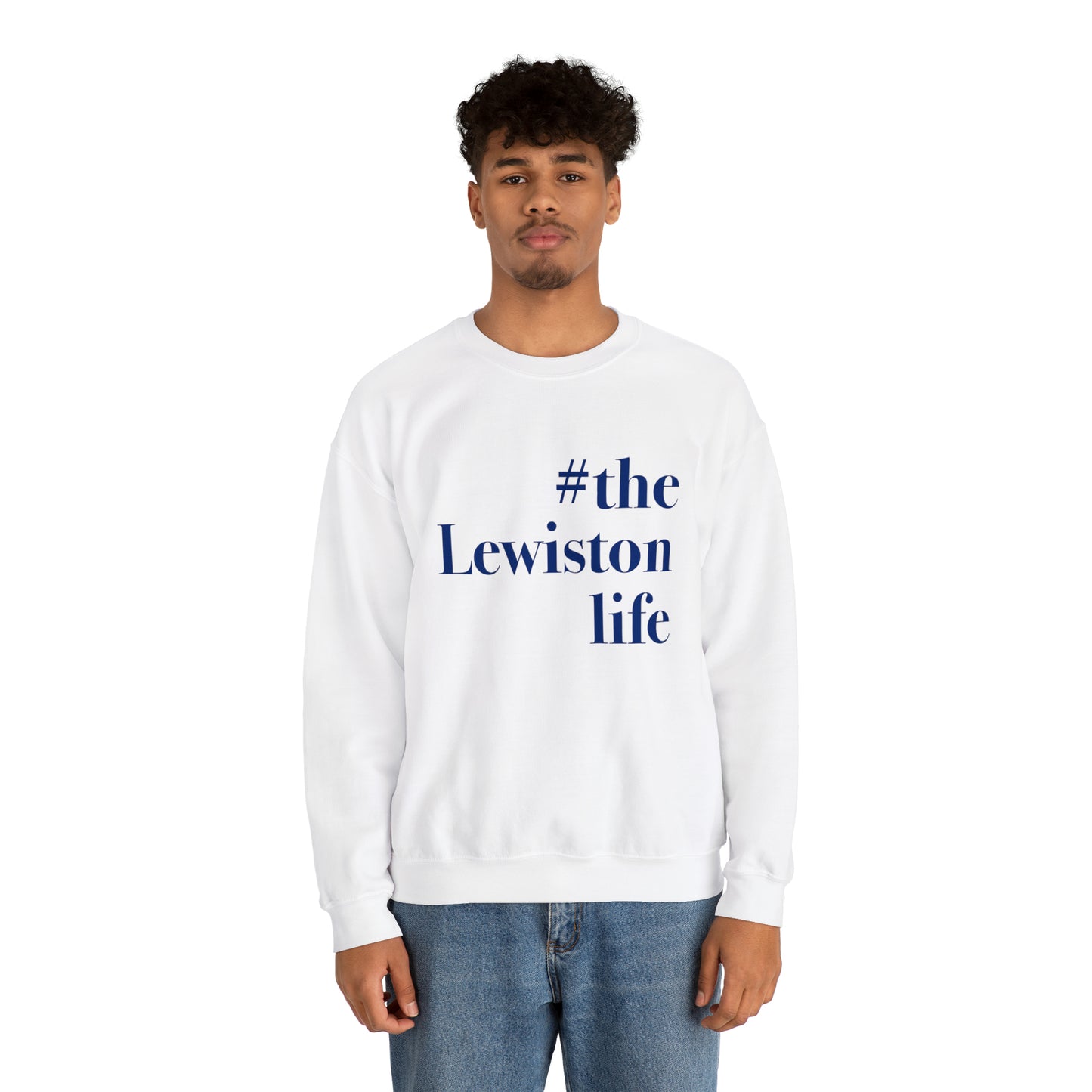 #thelewistonlife Unisex Heavy Blend™ Crewneck Sweatshirt