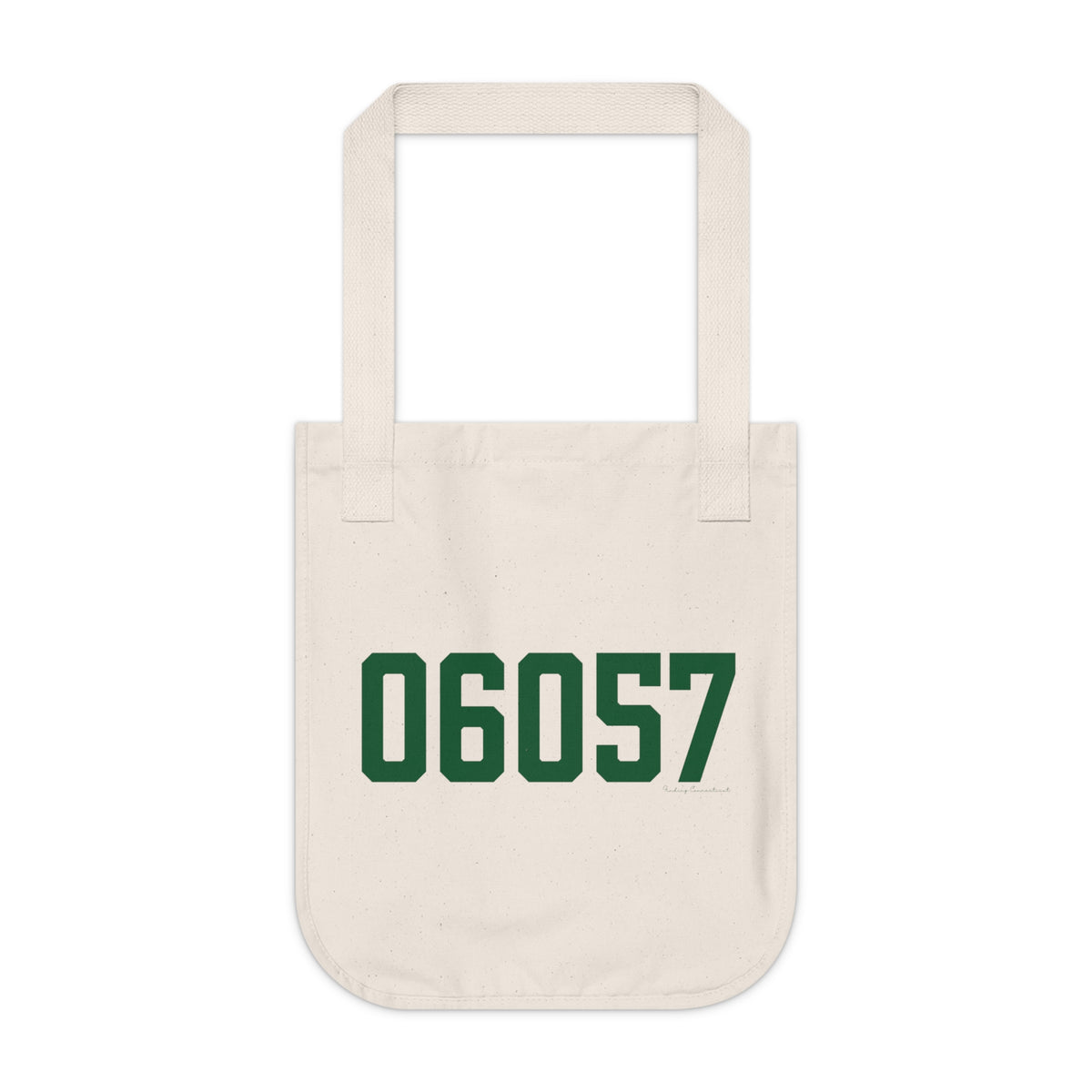 06057 New Hartford Connecticut Zip Code Organic Canvas Tote Bag