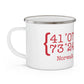 Norwalk Coordinates Enamel Camping Mug