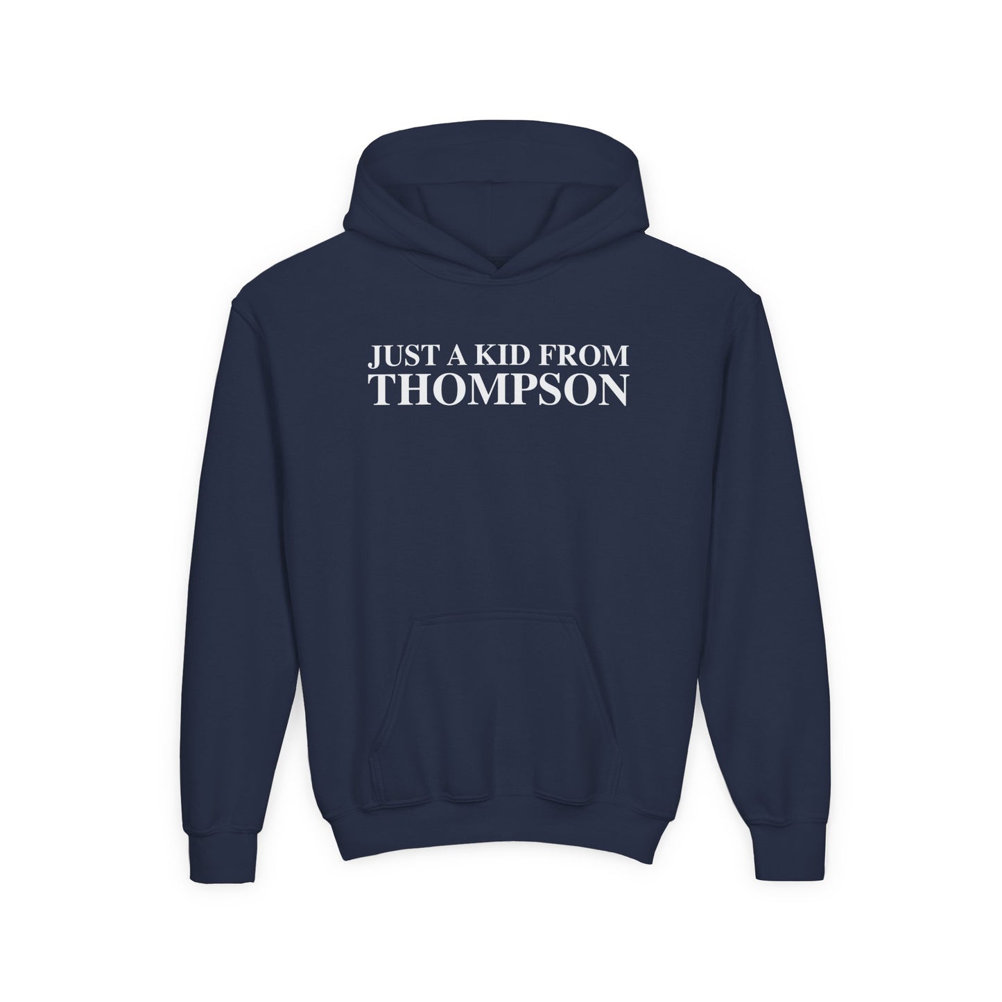 Just a kid from Thompson Youth Heavy Blend Hooded Sweatshirt