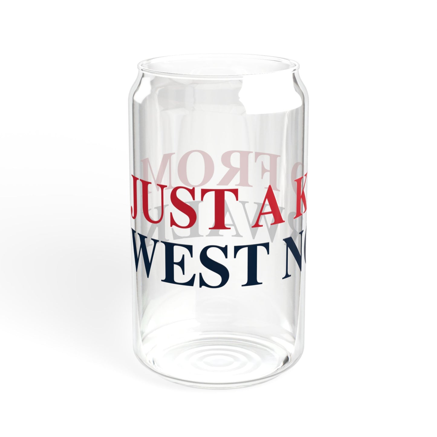 Just a kid from West Norwalk Sipper Glass, 16oz