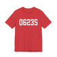 06235 Chaplin CT Zip Code Unisex Jersey Short Sleeve T-Shirt
