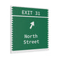 Vintage Merritt Parkway Exit 31 Sign Matte Canvas, Stretched, 1.25"