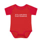 Just a kid from East Haddam Infant Baby Rib Bodysuit