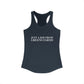 Just a kid from Greens Farms Women's Ideal Racerback Tank Top