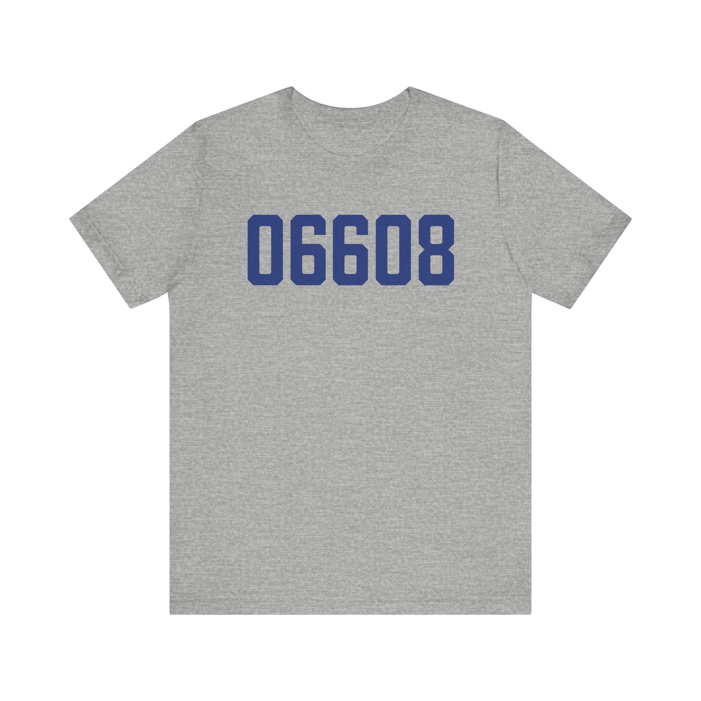 06608 Bridgeport Connecticut Zip Code Unisex Jersey Short Sleeve T-Shirt