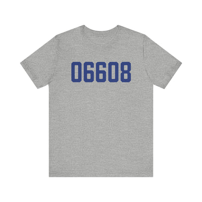 06608 Bridgeport Connecticut Zip Code Unisex Jersey Short Sleeve T-Shirt