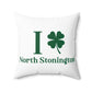 I Clover North Stonington Spun Polyester Square Pillow