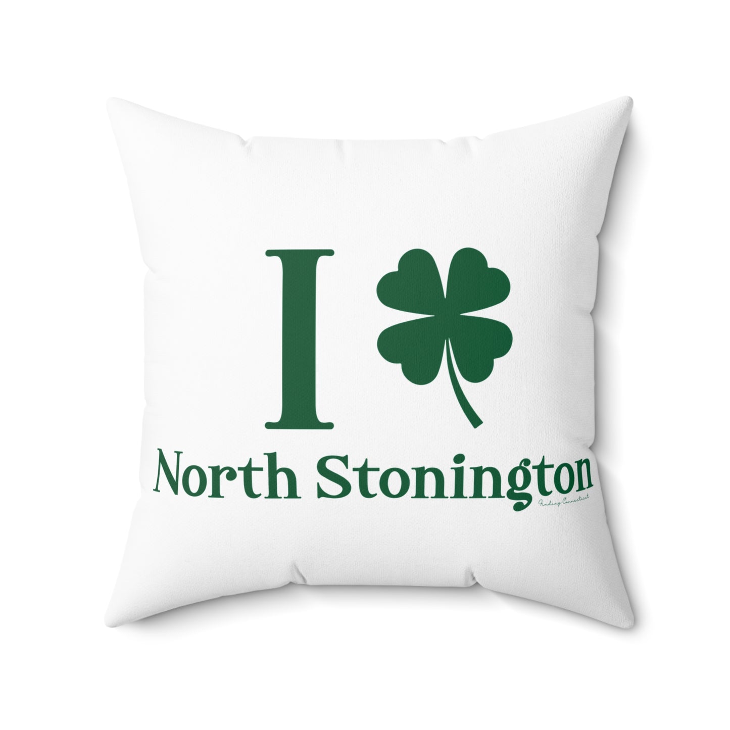 I Clover North Stonington Spun Polyester Square Pillow
