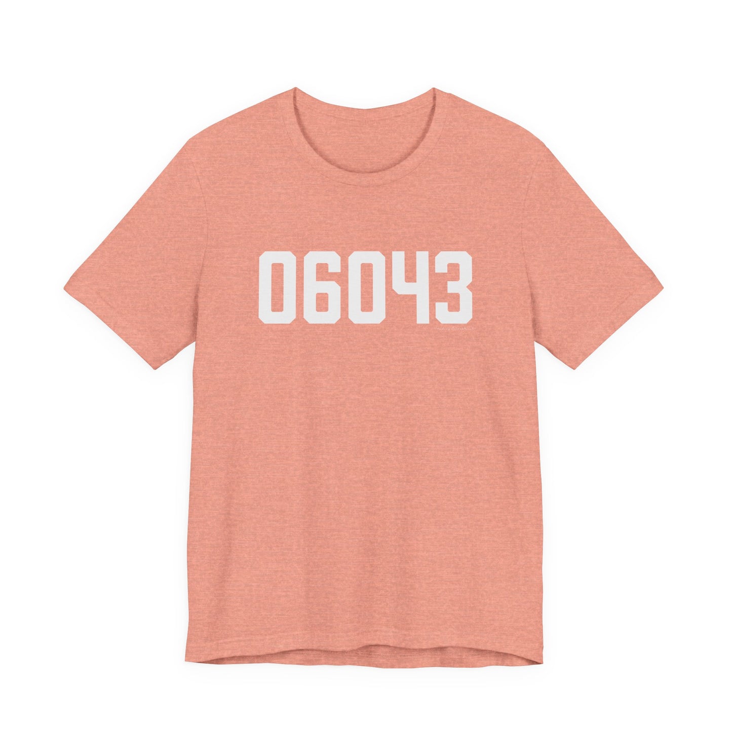 06043 Bolton CT Zip Code Unisex Jersey Short Sleeve T-Shirt