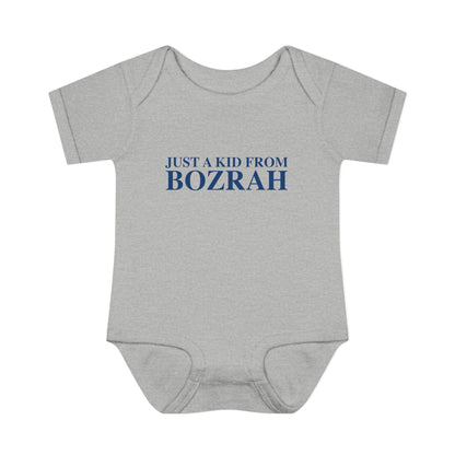 Just a kid from Bozrah Infant Baby Rib Bodysuit
