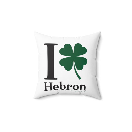 I Clover Hebron Spun Polyester Square Pillow