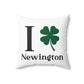 I Clover Newington Spun Polyester Square Pillow