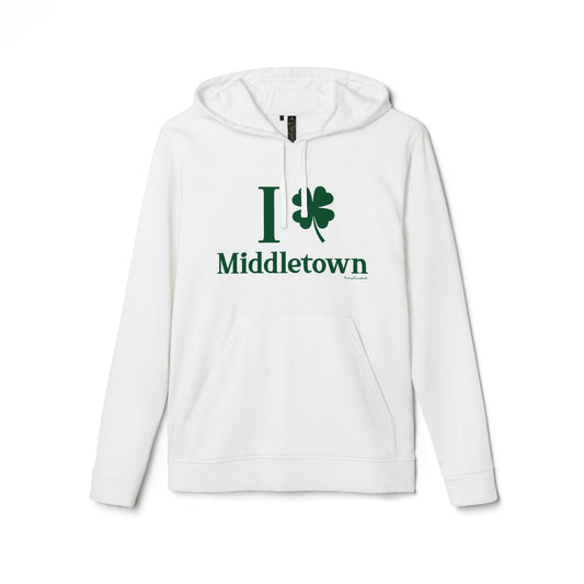 I Clover Middletown adidas® Unisex Fleece Hoodie