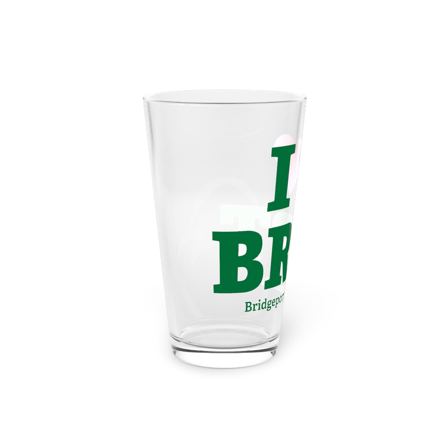I Heart BRPT Pint Glass, 16oz
