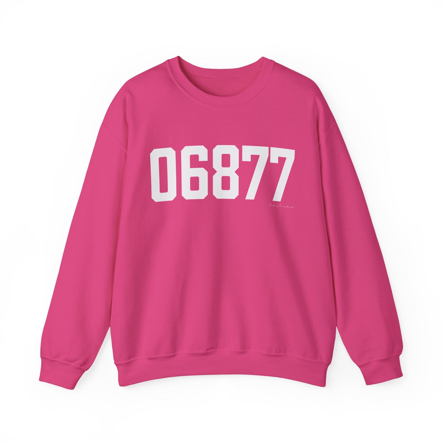 06877 Ridgefield CT Zip Code Unisex Heavy Blend™ Crewneck Sweatshirt