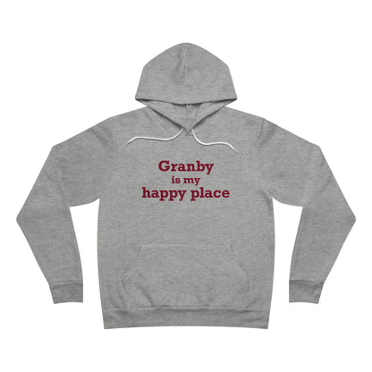 Granby is My Happy Place Unisex Sponge Fleece Pullover Hoodie