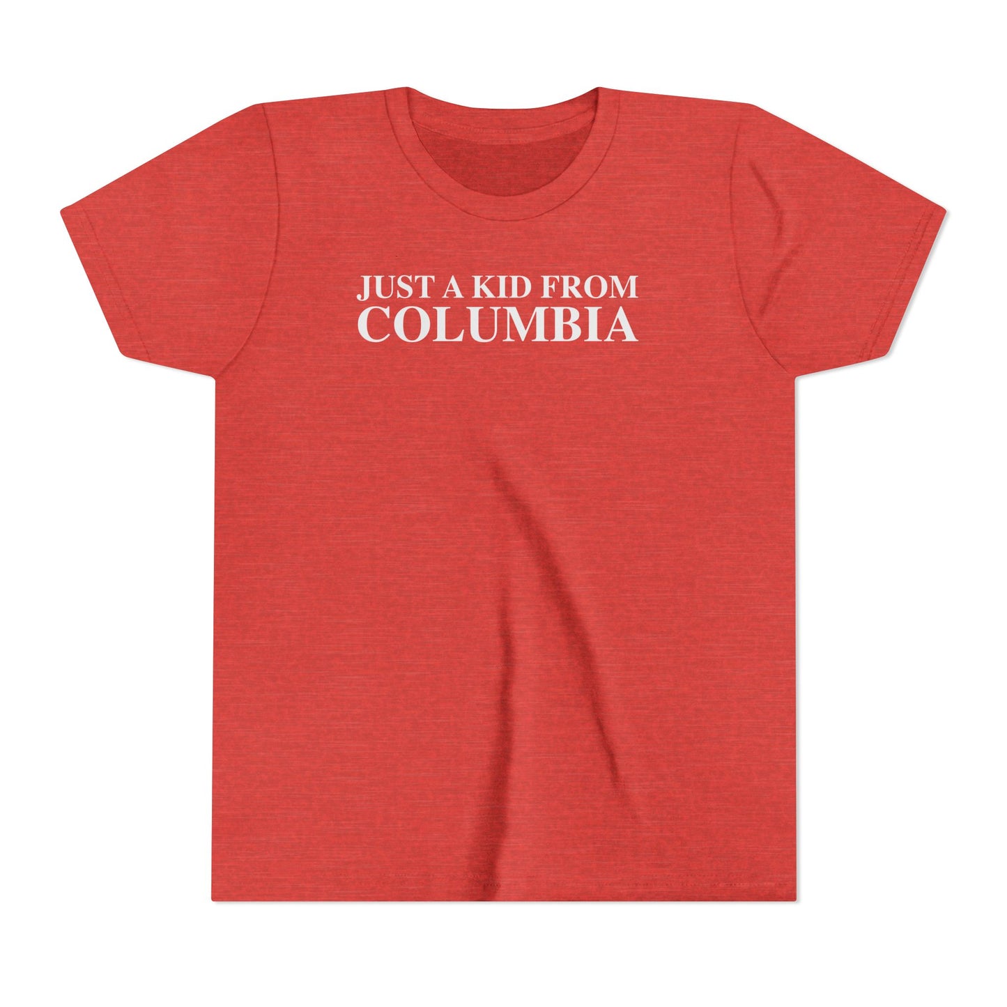 Just a kid from Columbia Youth Short Sleeve T-Shirt