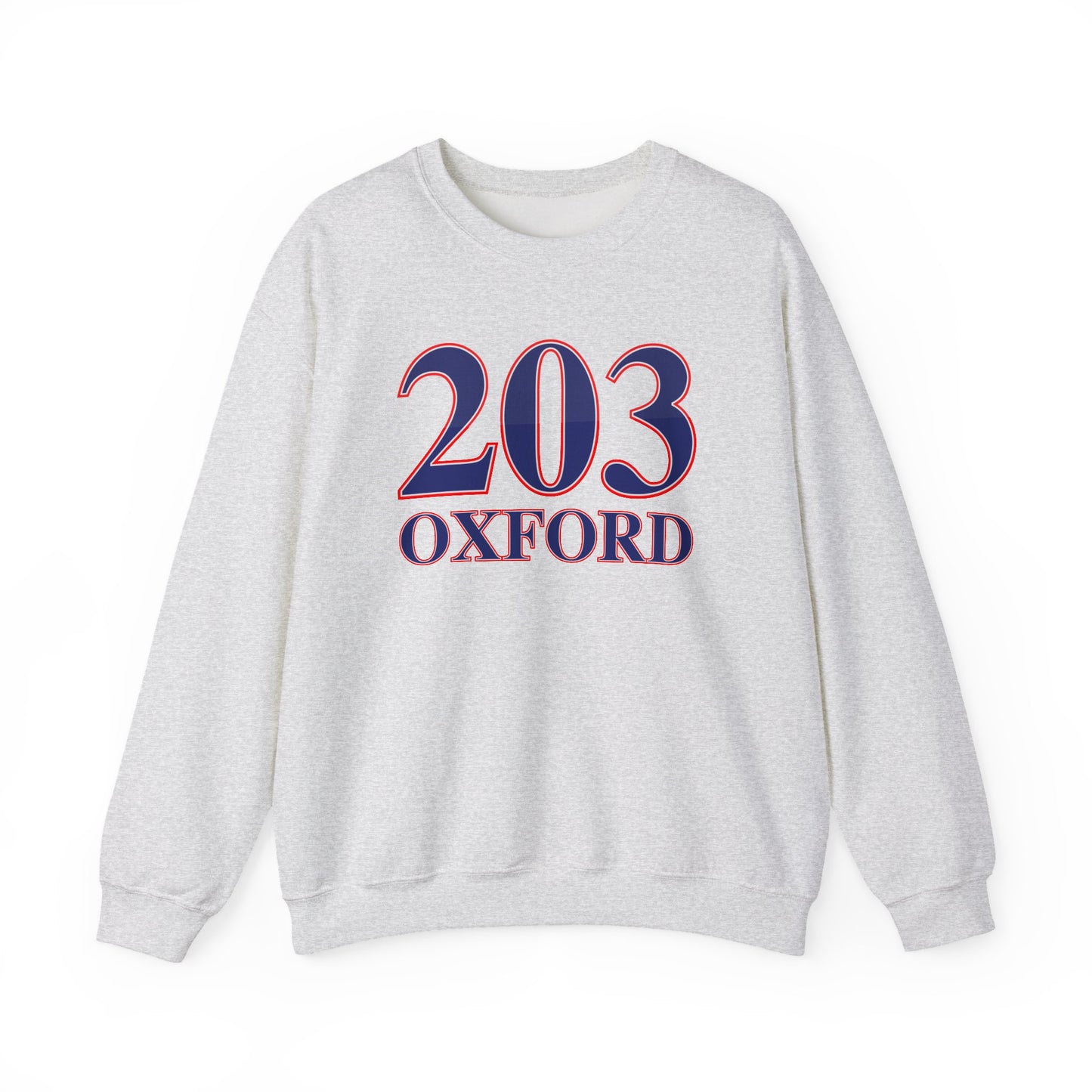 203 Oxford Red White & Blue Unisex Heavy Blend™ Crewneck Sweatshirt