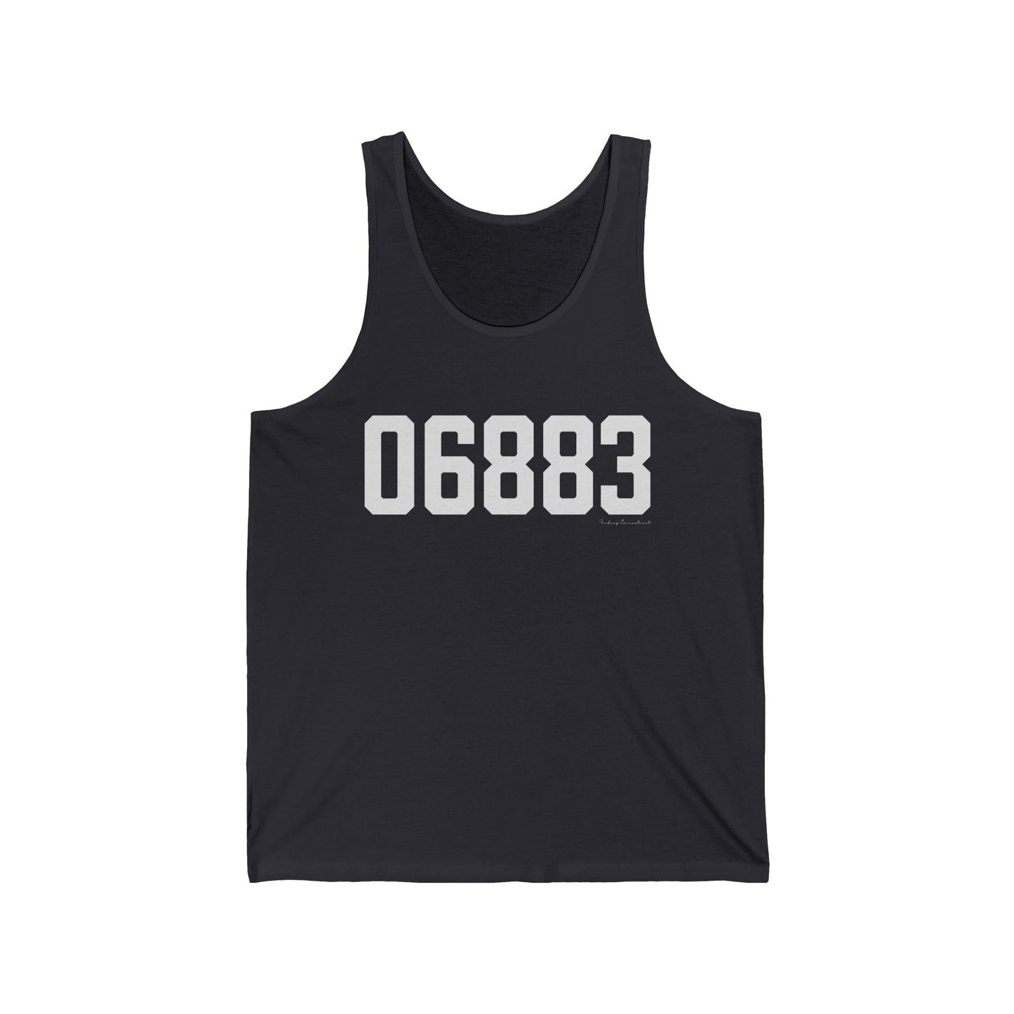 06883 Weston CT Zip Code Unisex Jersey Tank Top