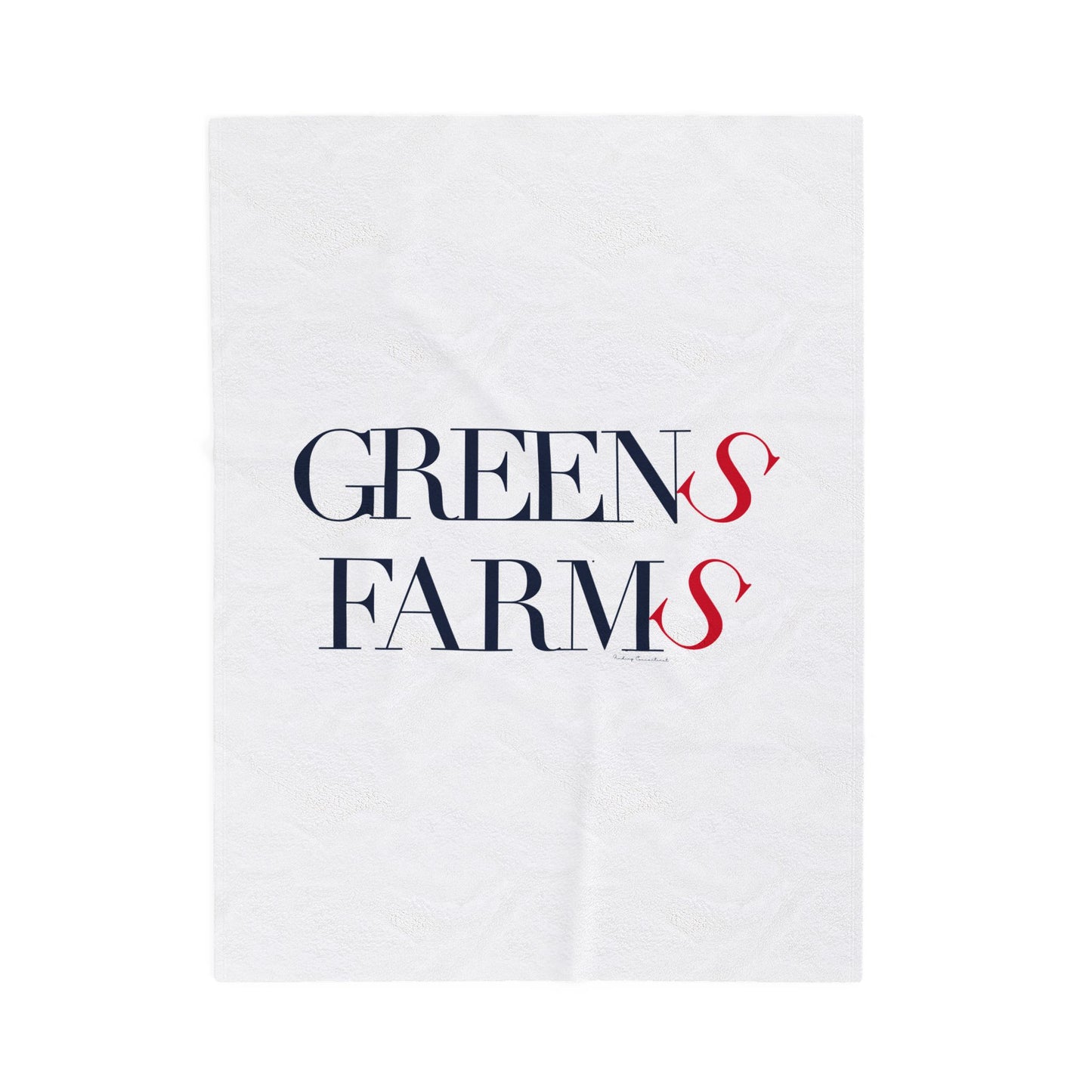 41 Tilt Greens Farms Velveteen Plush Blanket