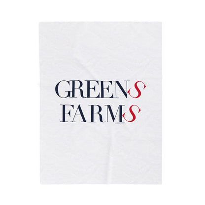 41 Tilt Greens Farms Velveteen Plush Blanket
