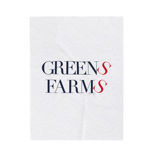 41 Tilt Greens Farms Velveteen Plush Blanket