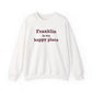 Franklin is My Happy Place Unisex Heavy Blend™ Crewneck Sweatshirt