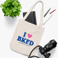I Heart BKFD Organic Canvas Tote Bag